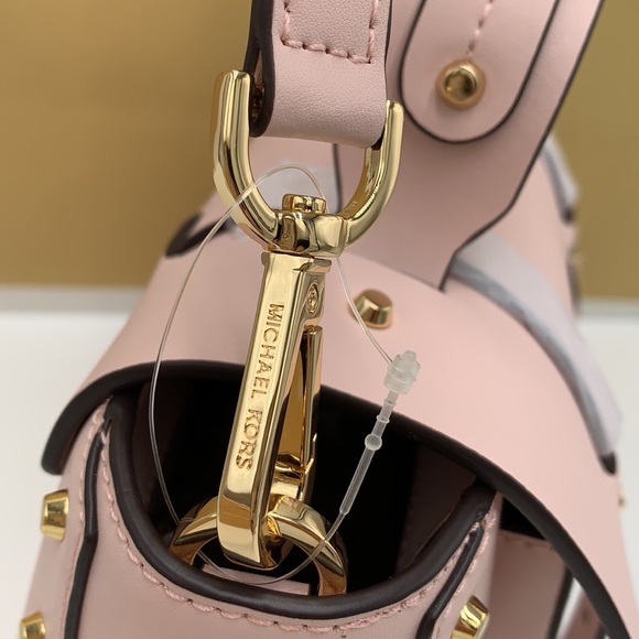 MICHAEL KORS MANHATTAN MEDIUM TOP HANDLE SATCHEL/SHOULDER/CROSSBODY POWDER BLUSH - Picture 15 of 16